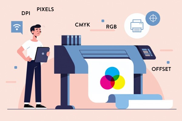illustratie drukkersjargon